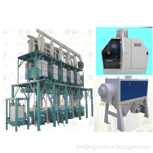 Power Consumption Complete Flour Mill Production Line